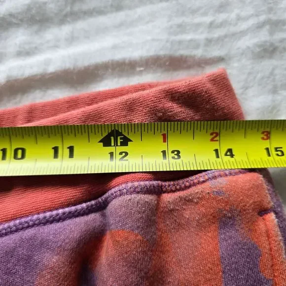 A$AP WORLDWIDE x Russell Athletic Skull Graphic Sweatpants Rust Purple Size S - Picture 7 of 9